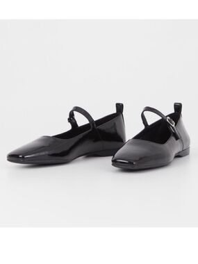 VAGABOND SHOEMAKERS DELIA BALLET FLATS Black Patent Mary Jane EU 40 US 10 NWOT